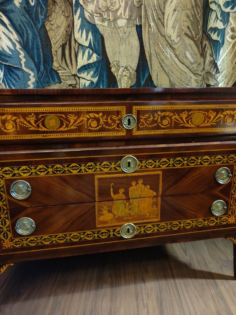 Beautiful Pair Of Louis XVI Chests Of Drawers -photo-4