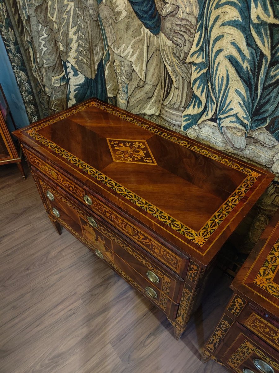 Beautiful Pair Of Louis XVI Chests Of Drawers -photo-6