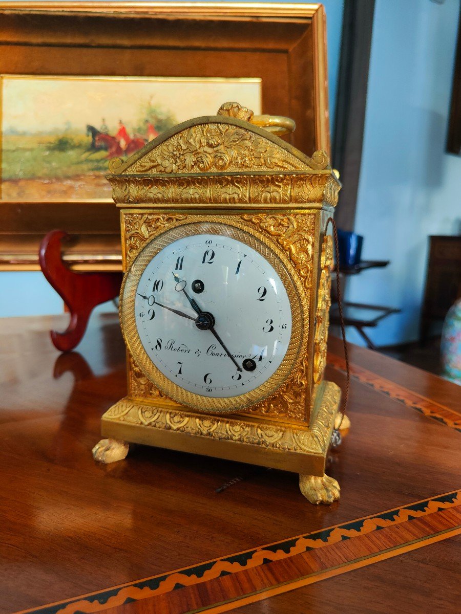 Important Robert & Courvoisier Clock -photo-2