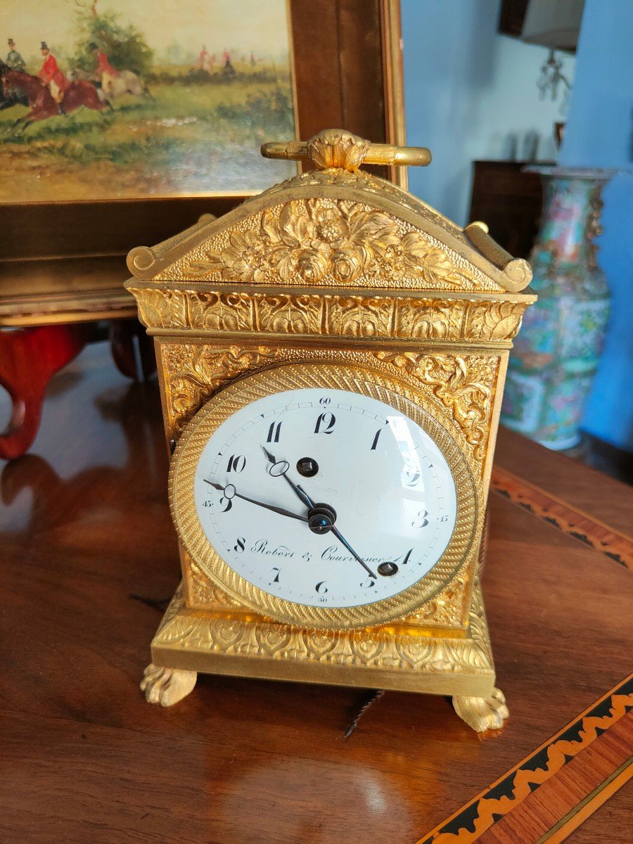 Important Robert & Courvoisier Clock -photo-3