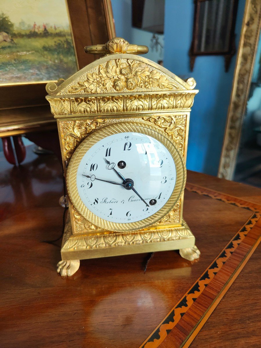 Important Robert & Courvoisier Clock -photo-1