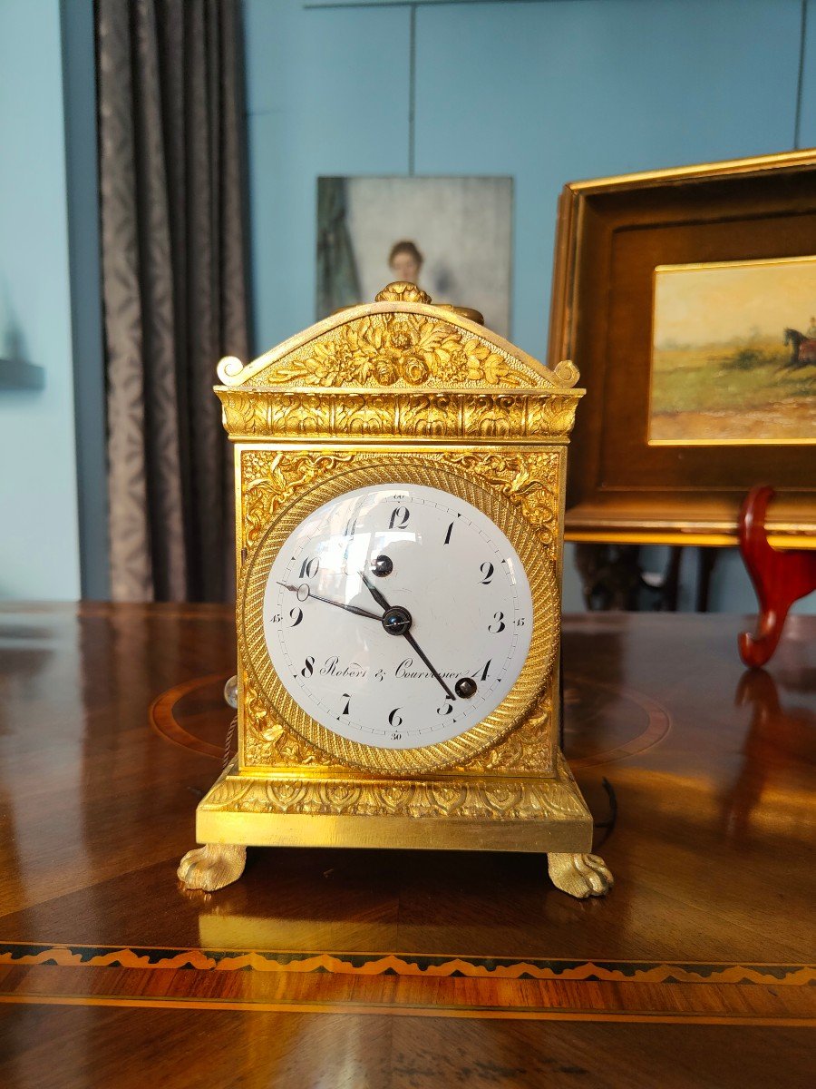 Important Robert & Courvoisier Clock 