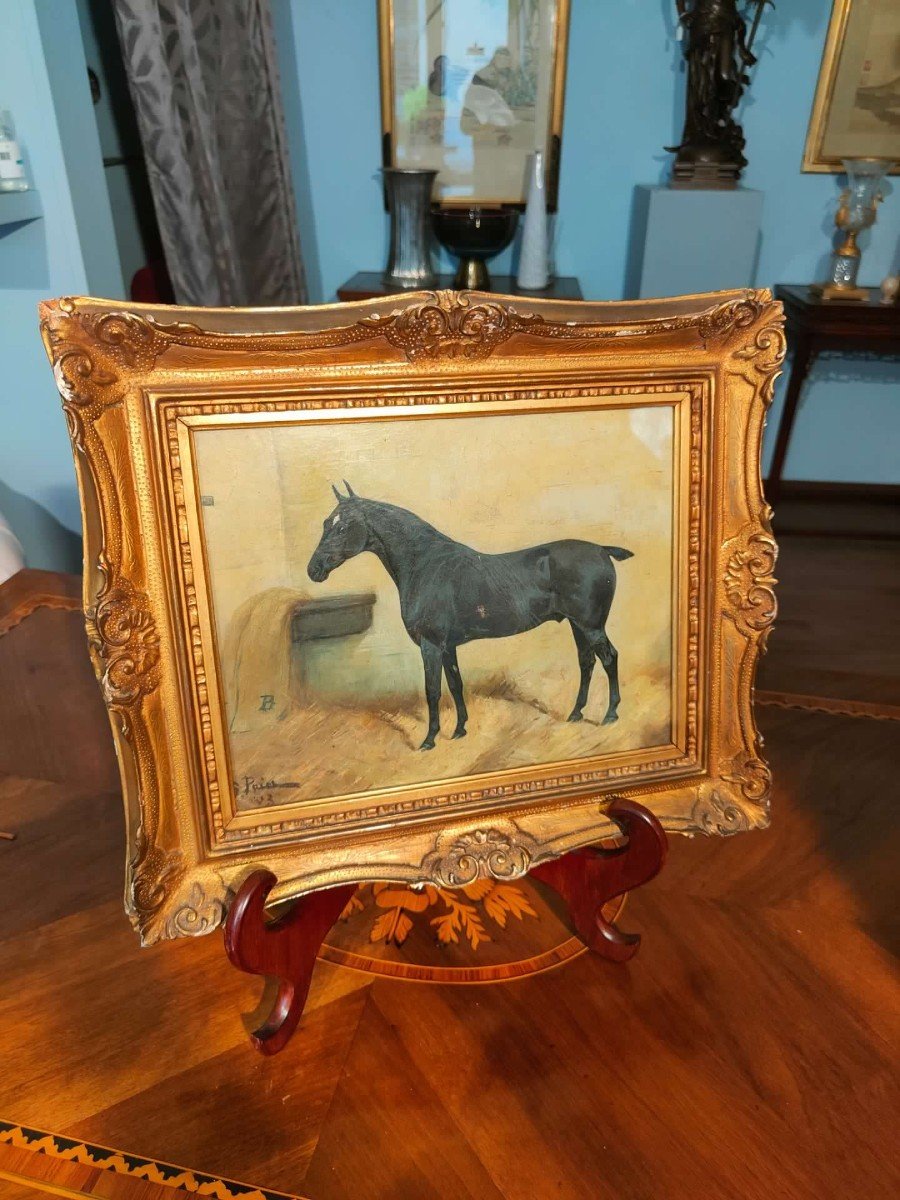 English Painting Depicting A Horse-photo-2