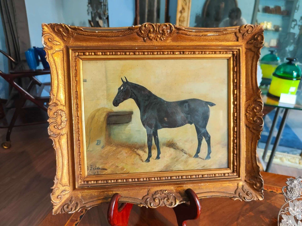 English Painting Depicting A Horse-photo-1