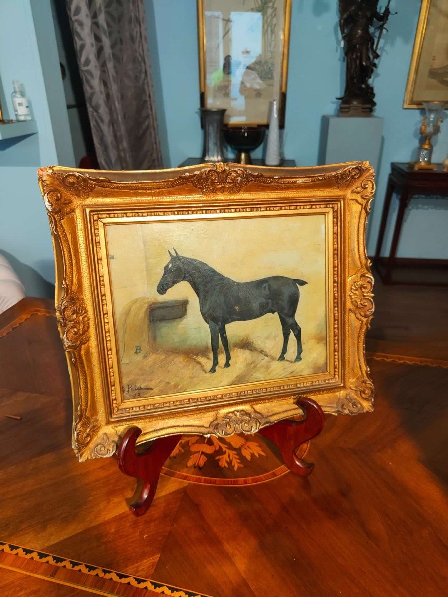 English Painting Depicting A Horse