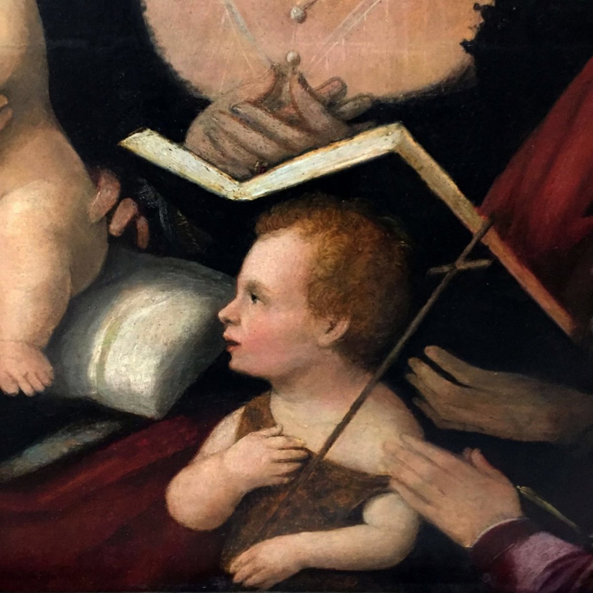  Peinture, Huile Sur Panneau, Représentant Madonna Avec Enfant, époque: 500-photo-3