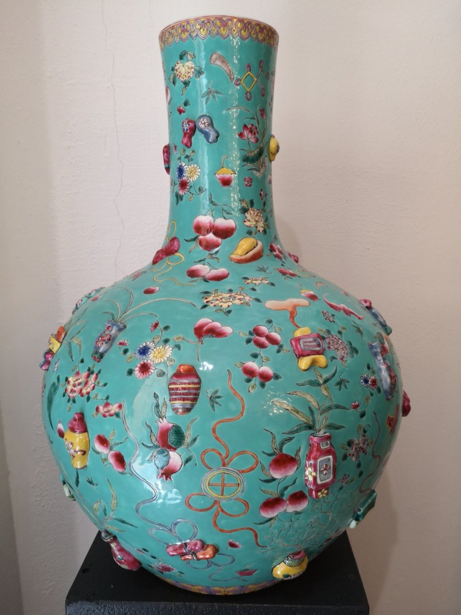  Grand Vase En Porcelaine, Chine