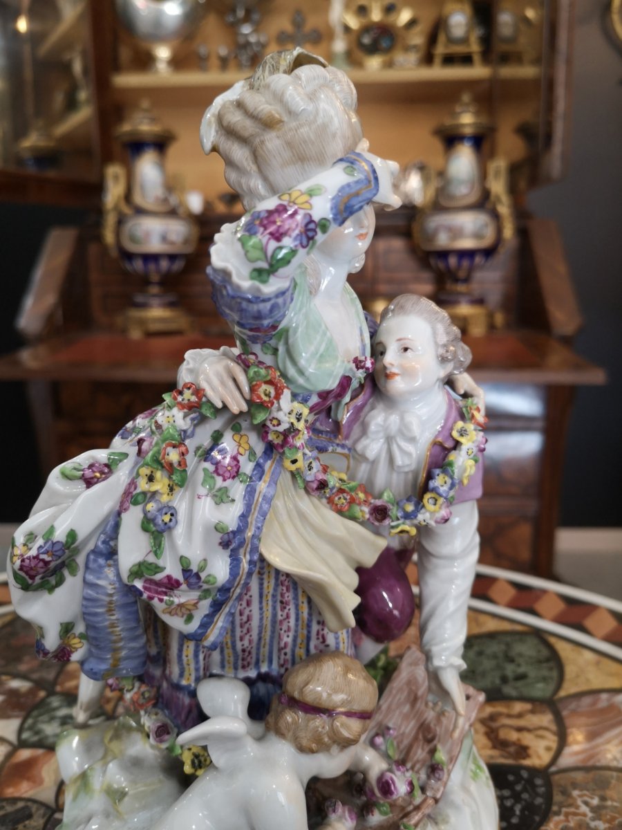 Groupe De Porcelaine De Meissen-photo-2