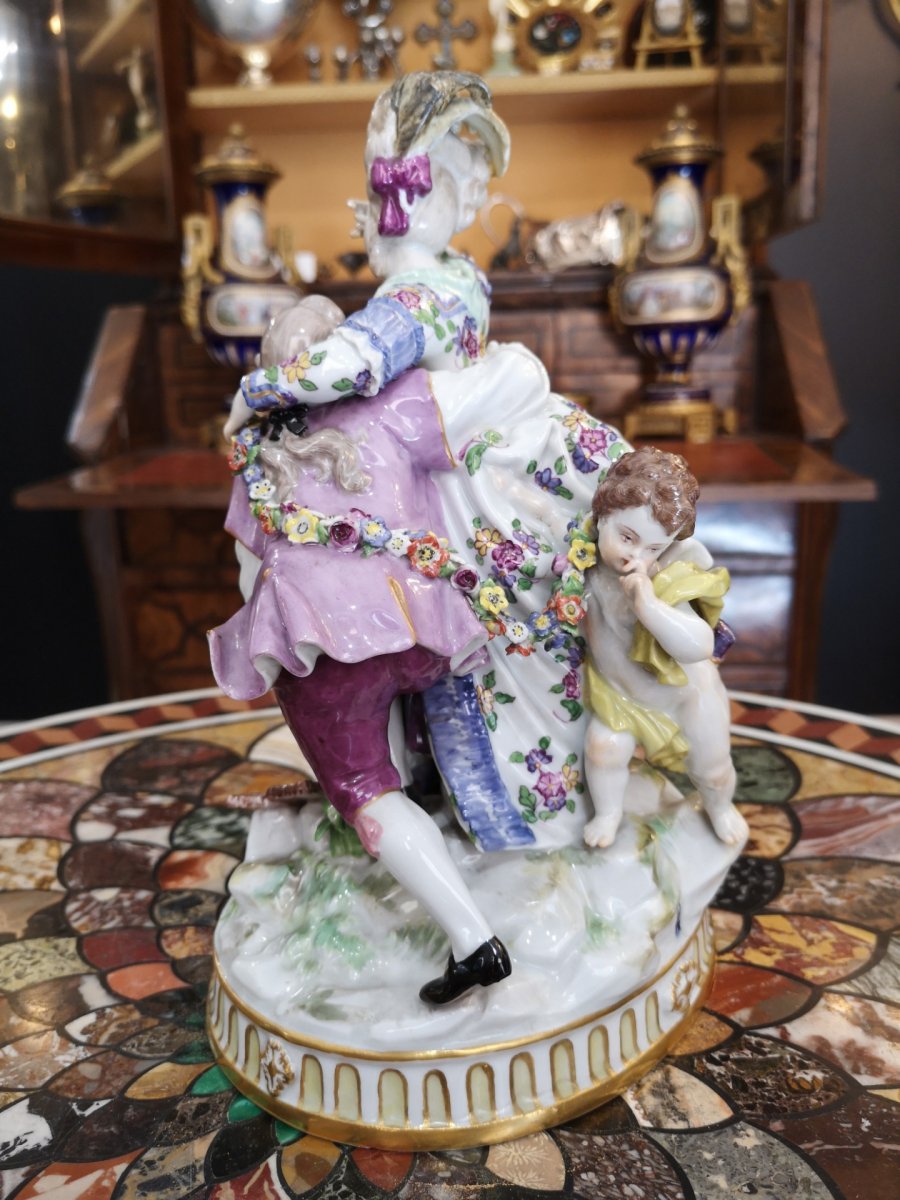 Groupe De Porcelaine De Meissen-photo-2