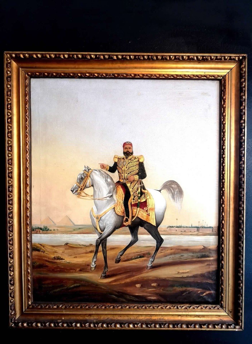 Orientalist Painting, Representative Abbas Hilmi I Of Egypt