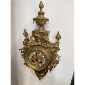 Gilded Bronze Cartel Clock