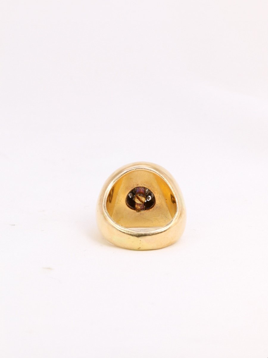 Ball Ring In Gold And Diamonds-photo-1