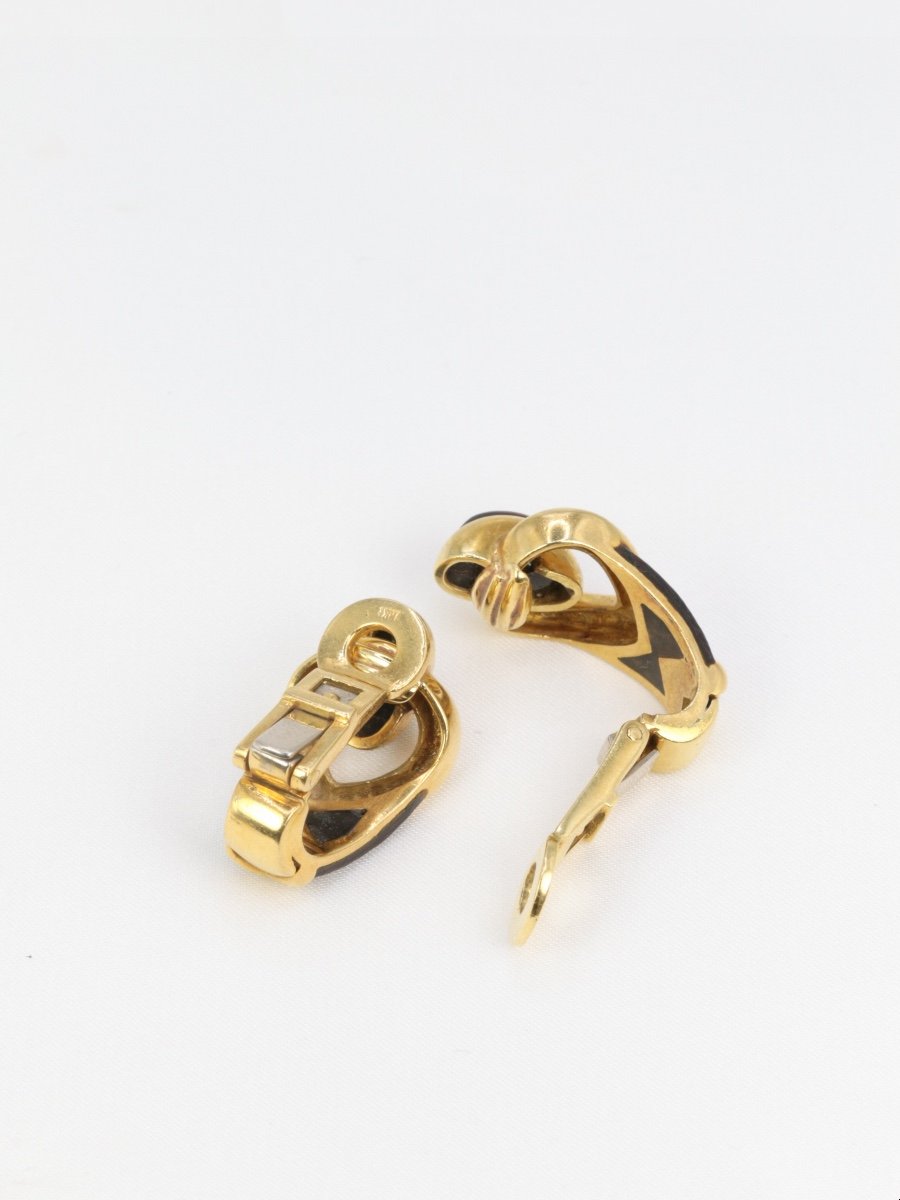 Gold And Lovewood Earrings-photo-6