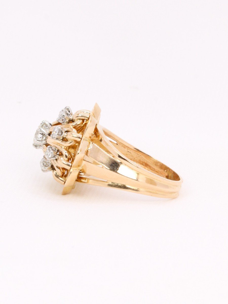 Bague Dome Vintage Diamants-photo-1