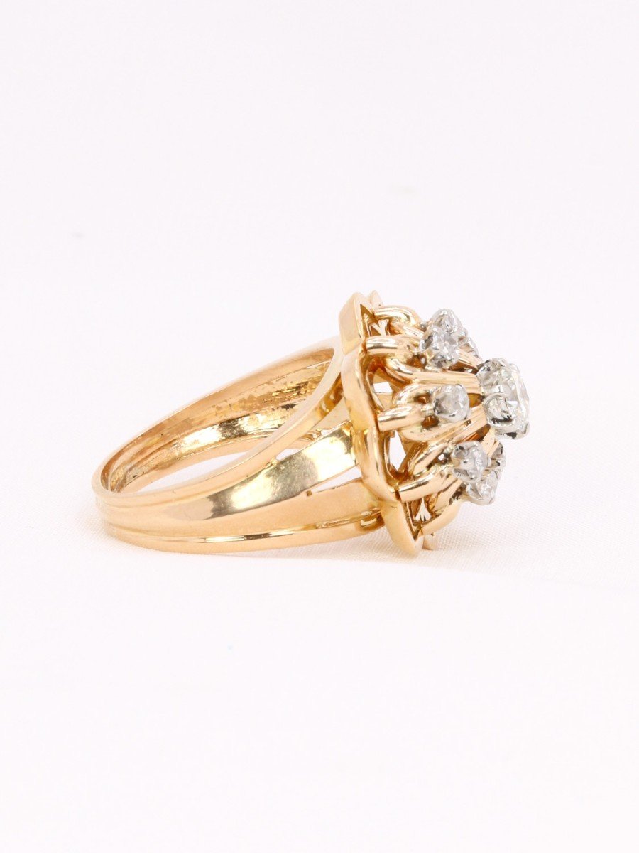 Vintage Diamond Dome Ring -photo-3