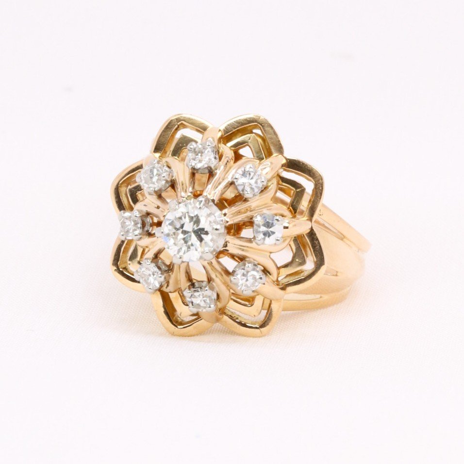 Vintage Diamond Dome Ring 