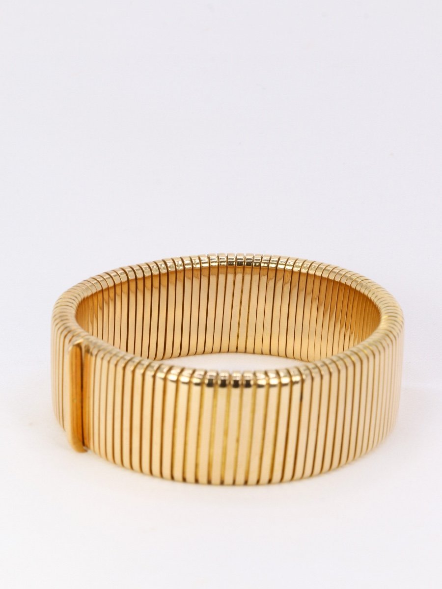 Vintage Tubogas Bracelet In Yellow Gold-photo-2