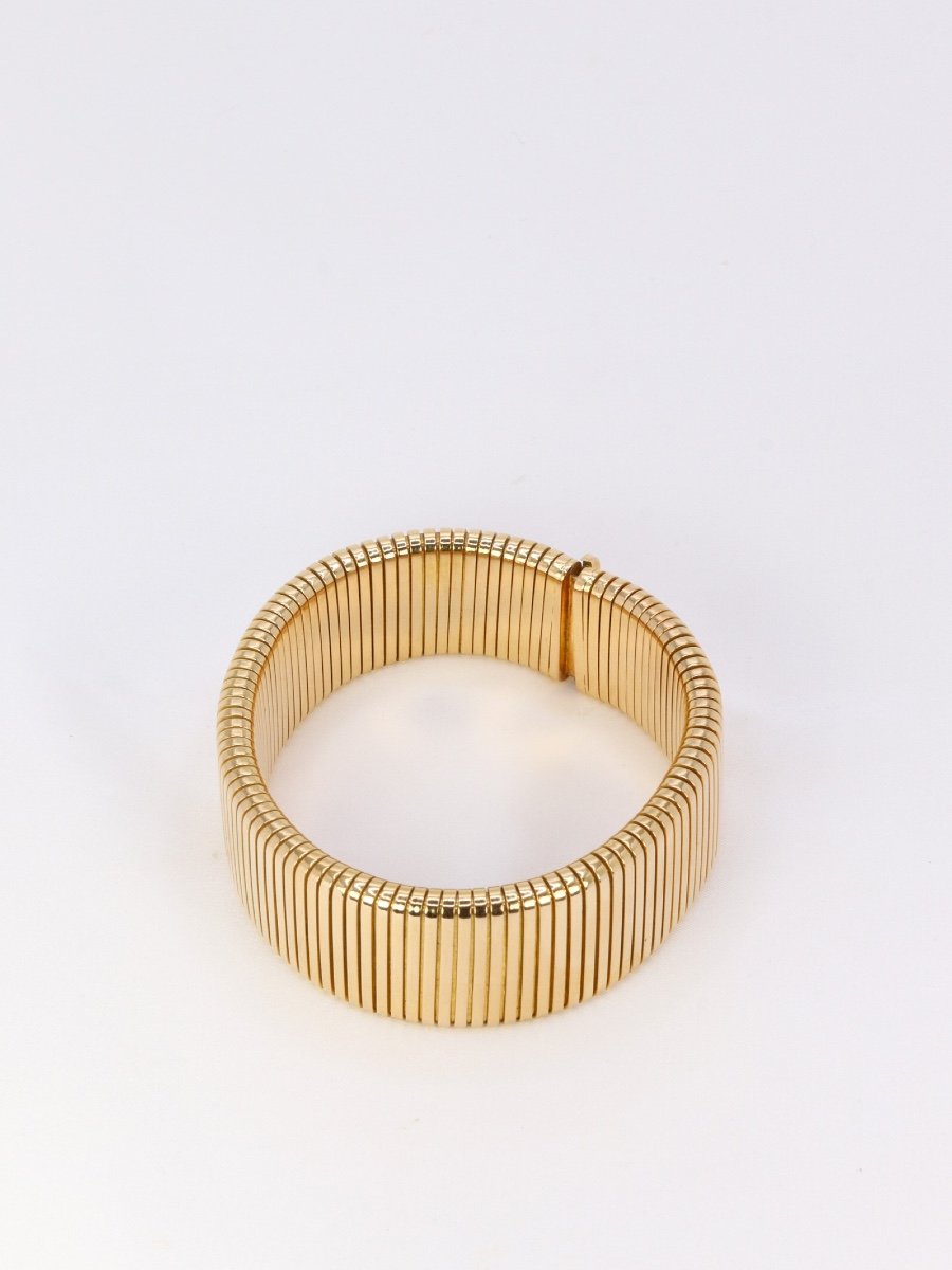 Vintage Tubogas Bracelet In Yellow Gold-photo-4