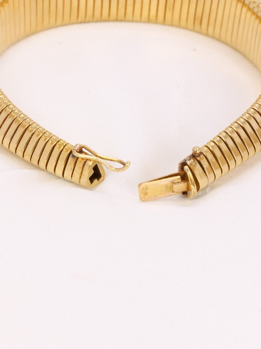 Tubogas Vintage Yellow Gold Bracelet -photo-5