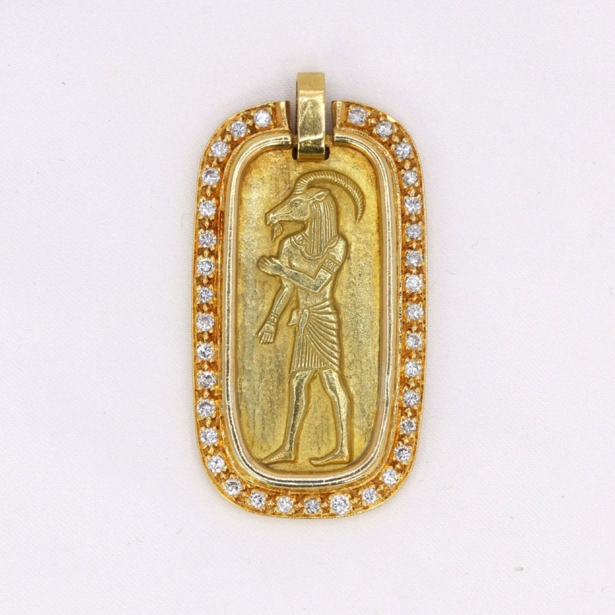 Georges Lenfant Egyptian Diamond Pendant