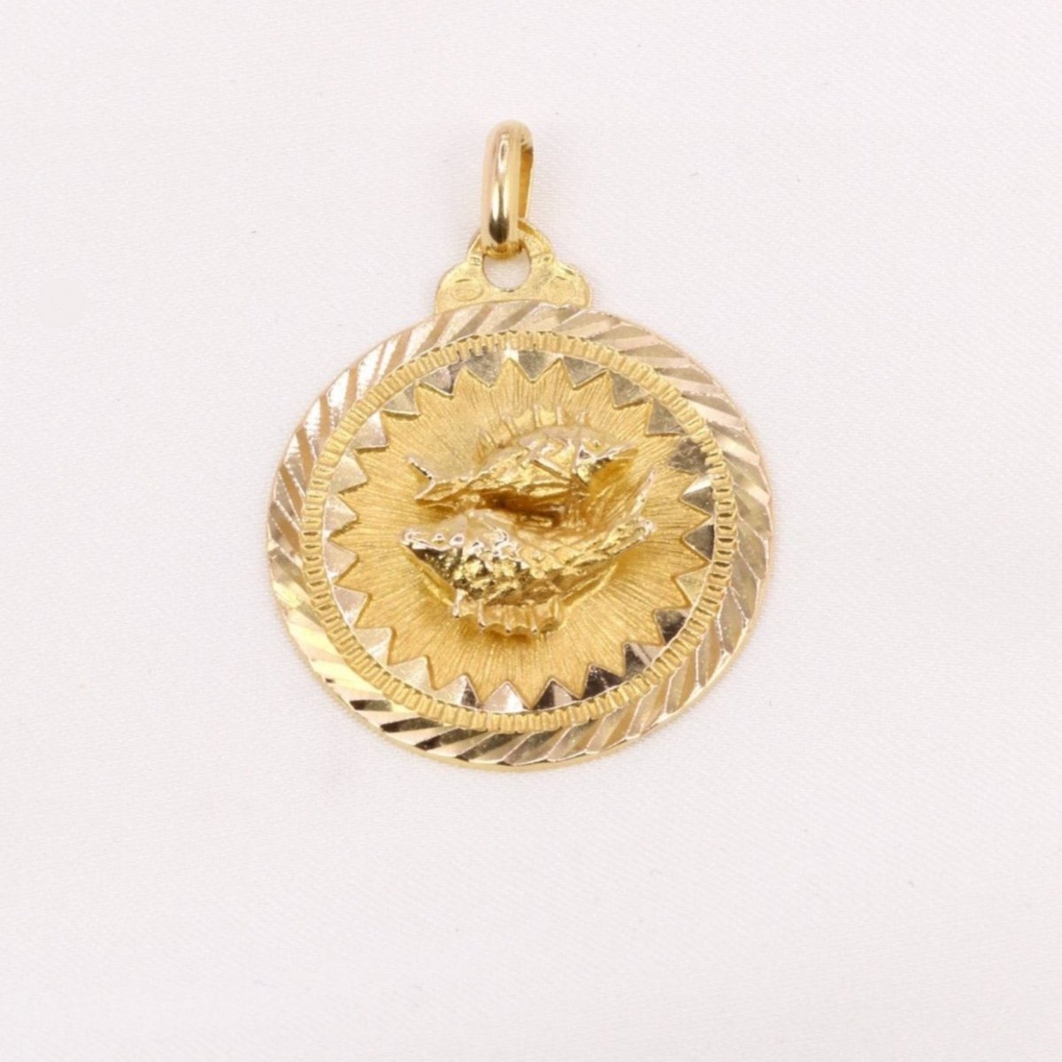 Pendentif Signe Poisson Or Jaune