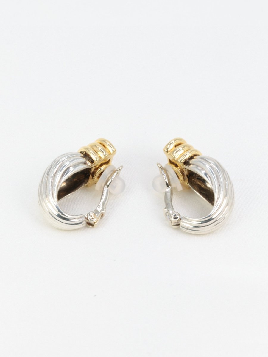 Oj Perrin Yellow Gold Silver Earrings-photo-1