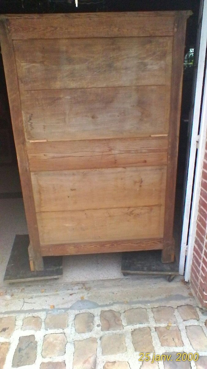 Oak Sideboard Composed Of 4 Doors And 4 Drawers-photo-3