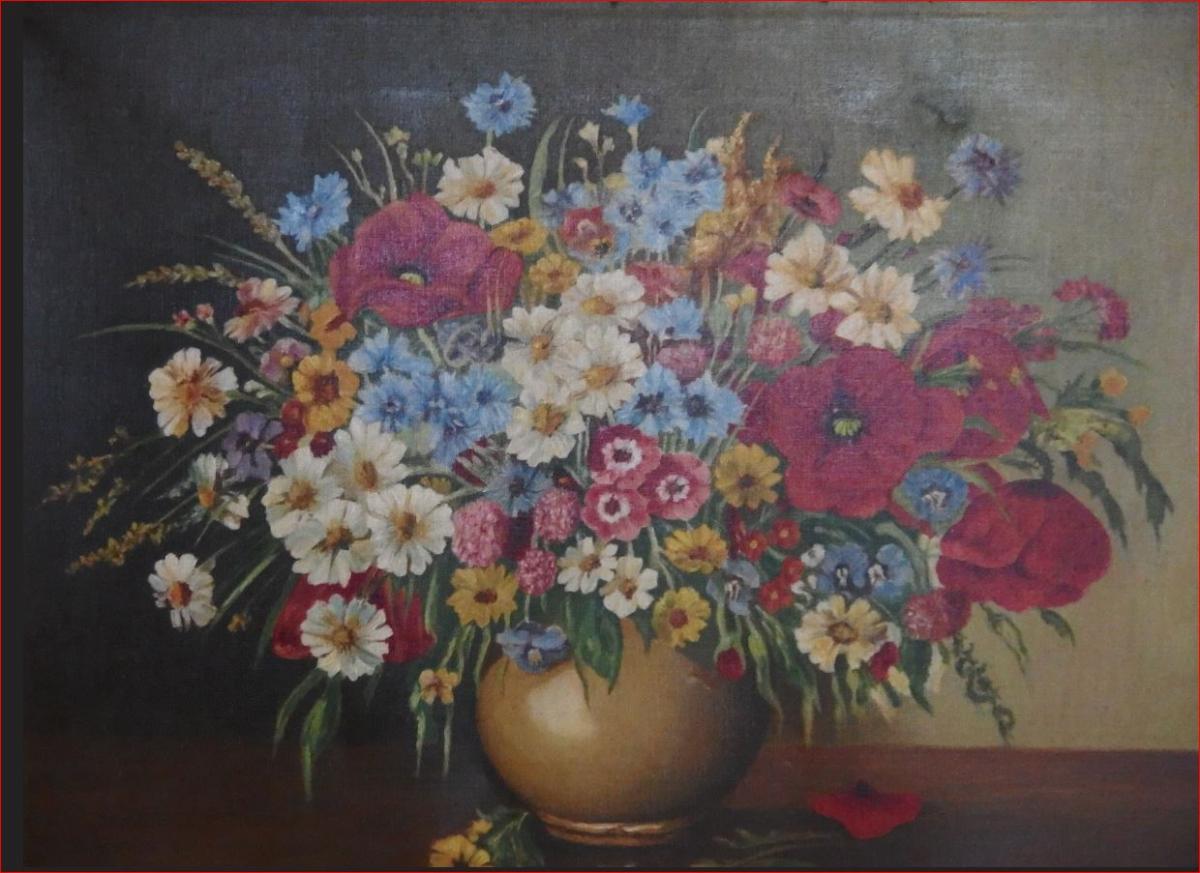 Tableau Bouquet De Fleurs.-photo-4