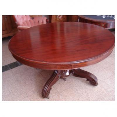 Oval Table Mahogany.