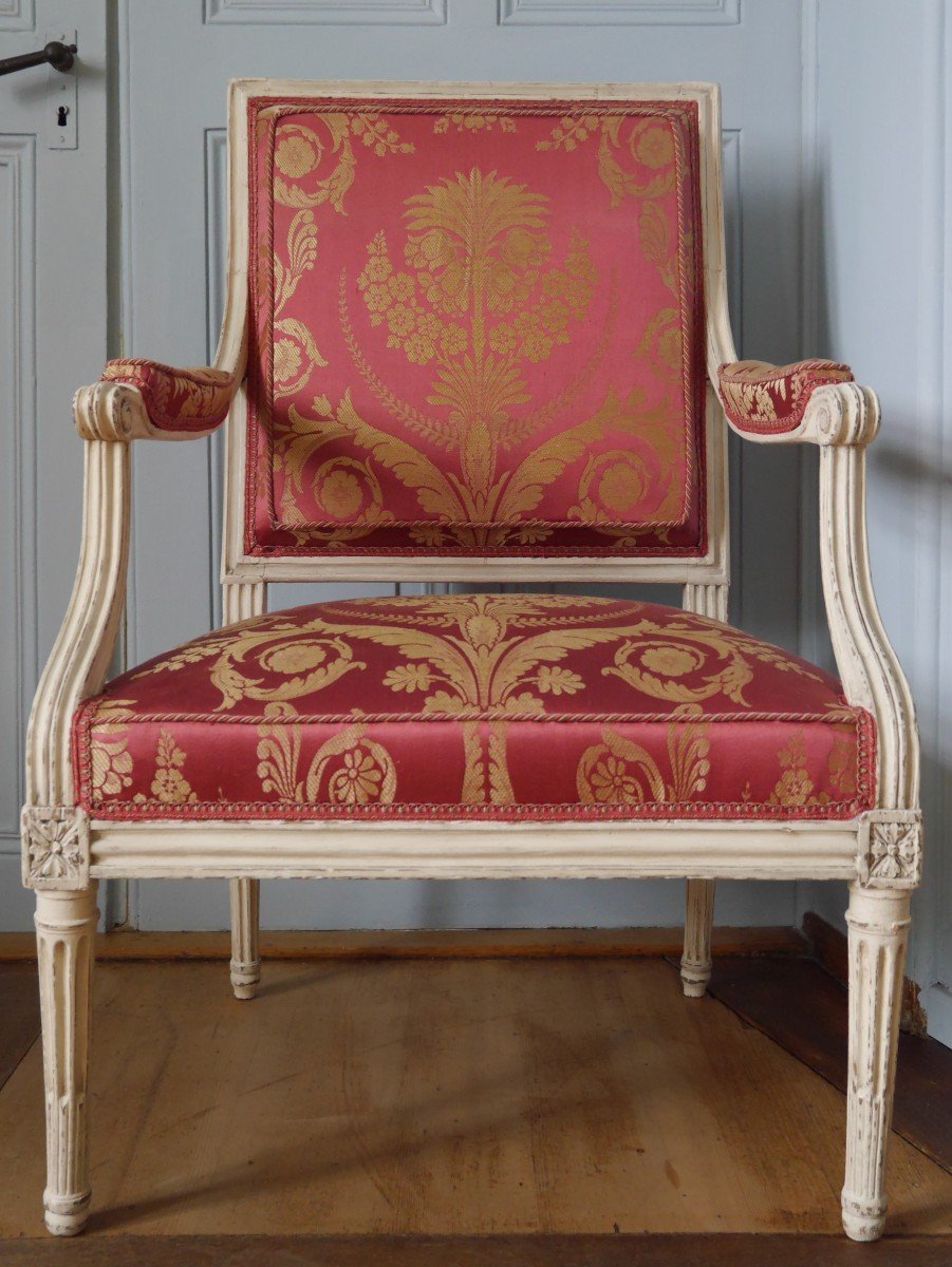 Fauteuil Par Boulard Provenant Du Palais De Fontainebleau-photo-2