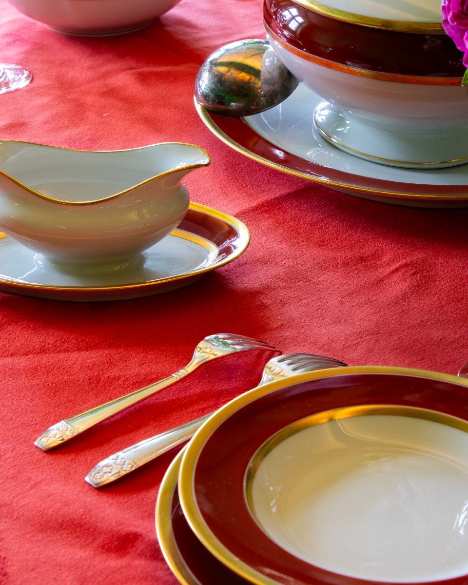 Service En Porcelaine De Limoges, Bernardaud, XXe