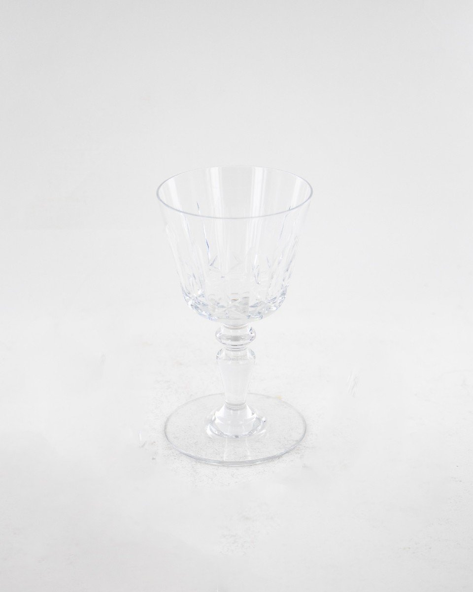 A Baccarat Crystal Glassware Set, Ile De France Model-photo-4