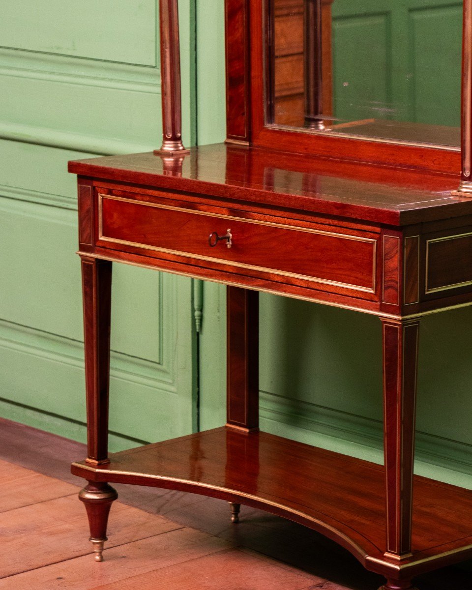 A Louis XVI - Directory Lady's Writing Desk, 18th Century-photo-1