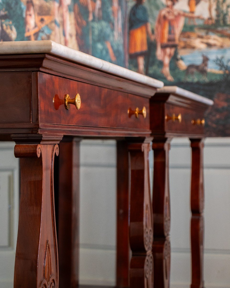 A Pair Of Empire Period Consoles By Jacob-photo-4