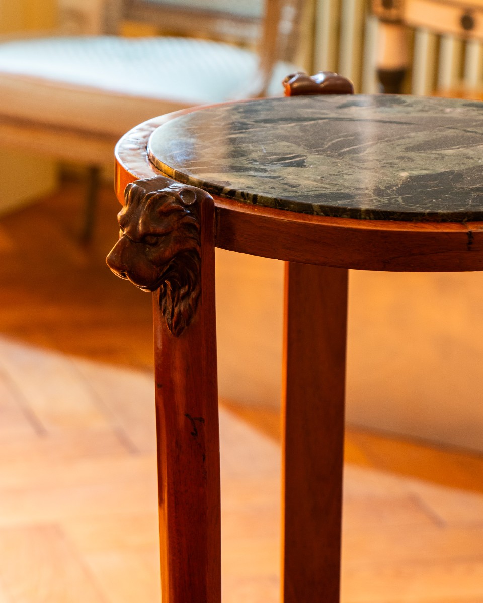 A Consulate Period Mahogany Stand, Late 18th-early 19th Century-photo-4