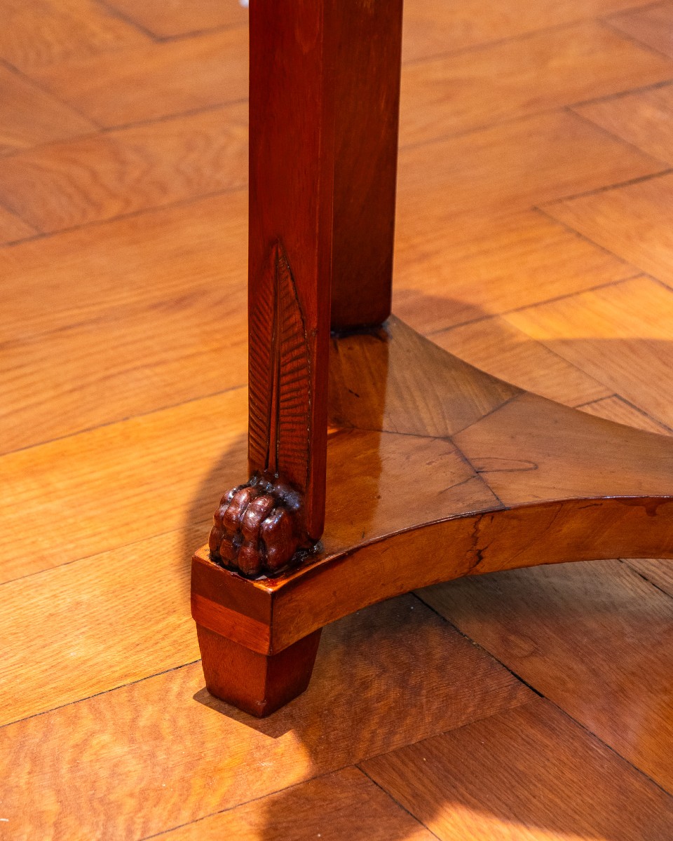 A Consulate Period Mahogany Stand, Late 18th-early 19th Century-photo-1