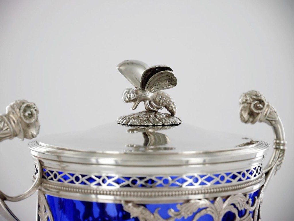 Drageoir In Silver, Empire Period, Early 19th Century-photo-3