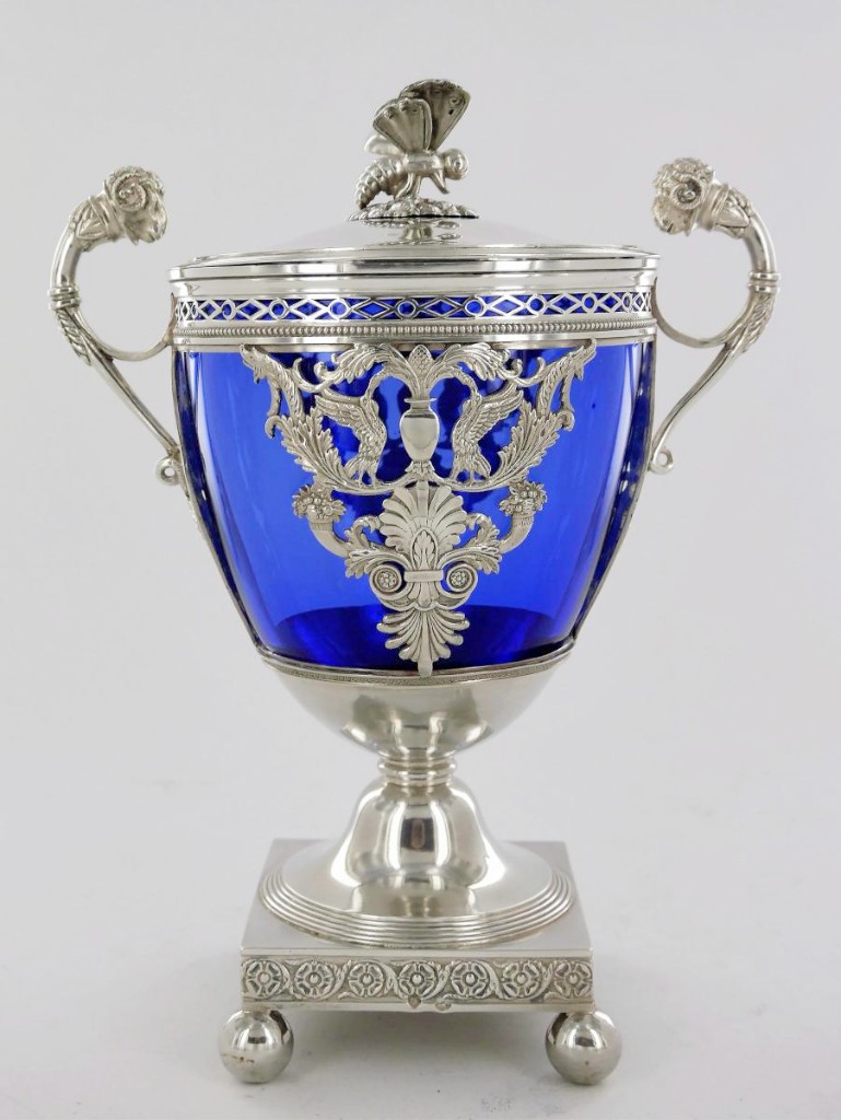 Drageoir In Silver, Empire Period, Early 19th Century-photo-1