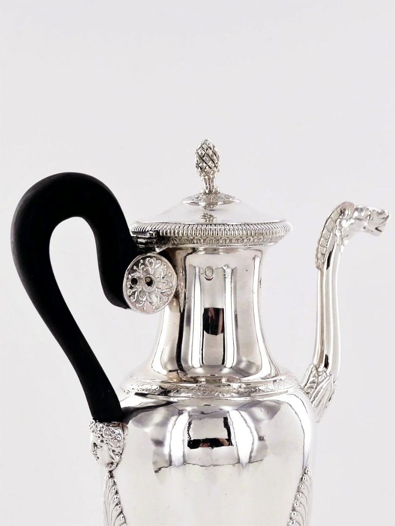 Small Empire Coffee Pot, Early 19th-photo-3