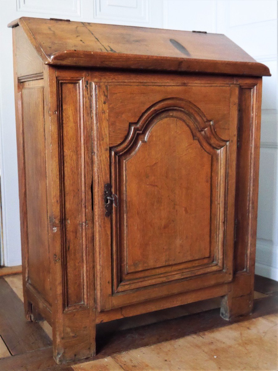 A Louis XIV Oak Jam Cupboard, End Of The 17th Century-photo-2