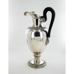 An Empire Style Silver Ewer, Early 19th Century