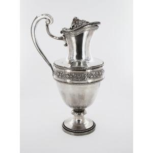 A Louis XVI Period Silver Ewer, 18th Century