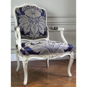 Fauteuil à La Reinse d'époque Louis XV Par Falconnet