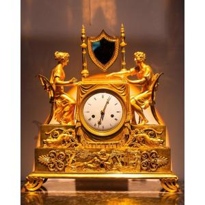 A Large Empire Clock, Early 19th Century