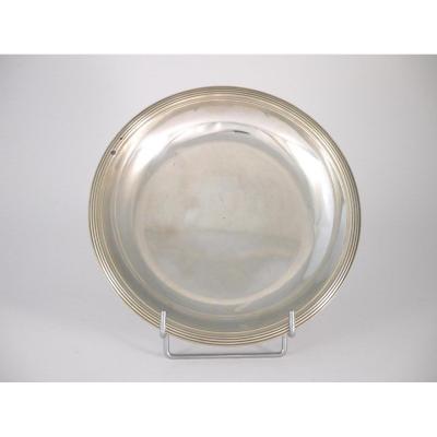 Plate In Silver, Restoration Period, 19th Century