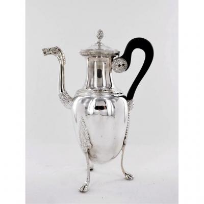 Small Empire Coffee Pot, Early 19th