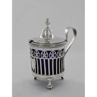 A Silver Mustard Pot Of The Empire Period, Early 19th Century