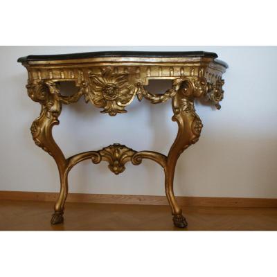 Console Baroque Italienne, XVIIIème