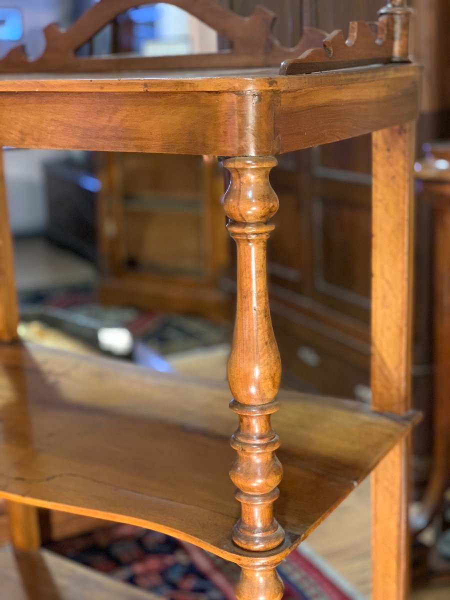  Shelf Late Nineteenth Century Walnut.-photo-3