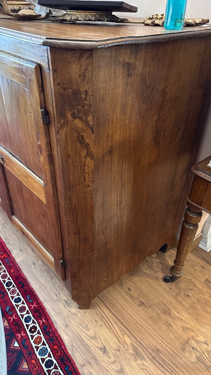 Sideboard Gattice Wooden . Siena Late 18th Century.-photo-3